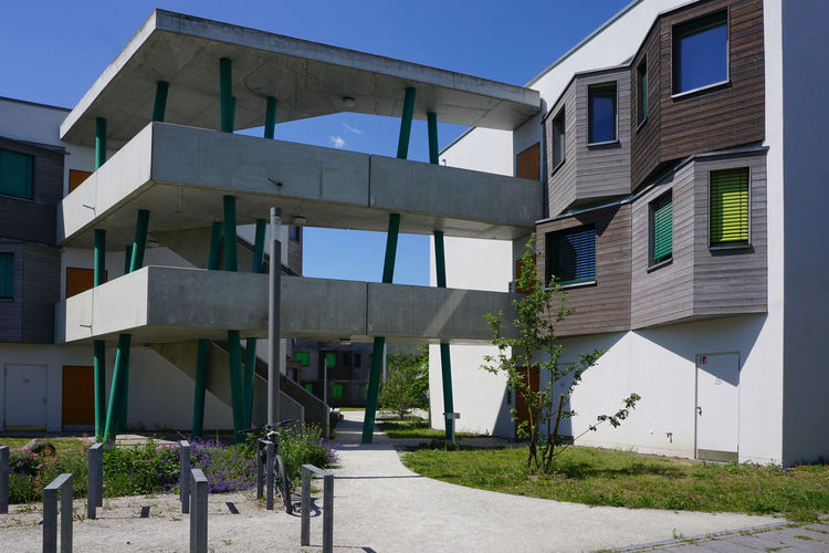 Low angle view of building against sky