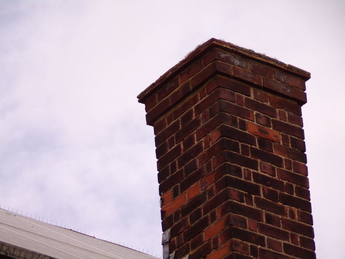 Low angle view of building against sky
