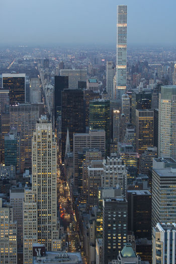 Aerial view of a city