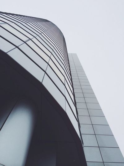 Low angle view of modern office building