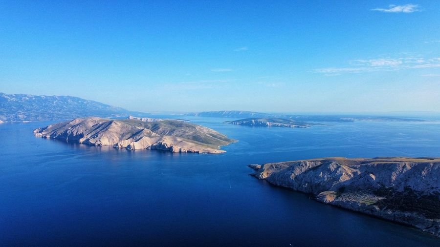 Magic view on croatia's islands