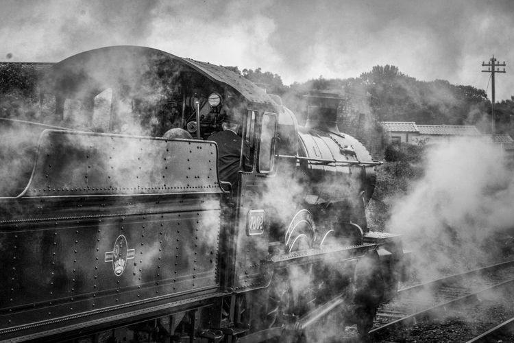 Steam train north somerset railway station