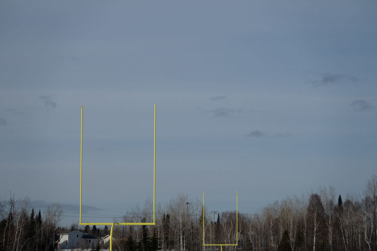 Panoramic view of field against sky