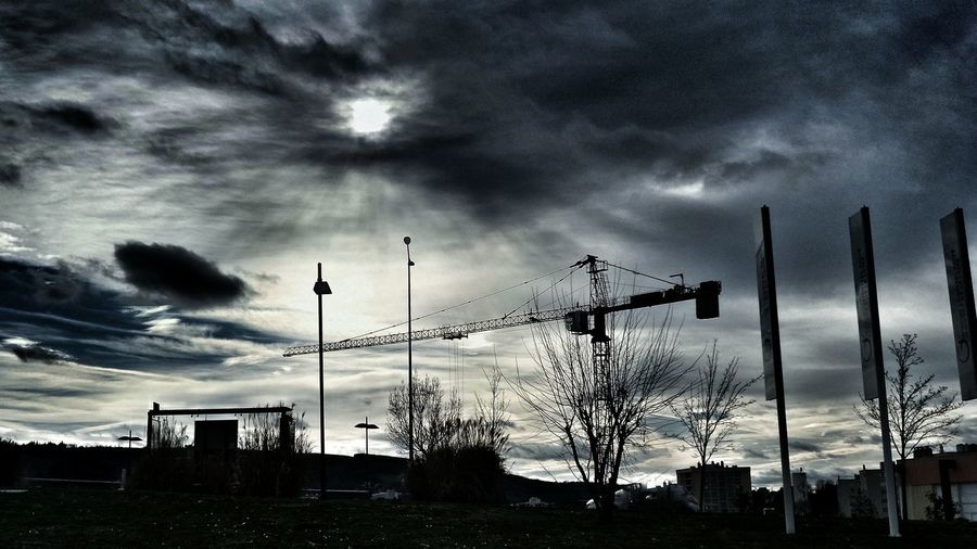 View of cloudy sky