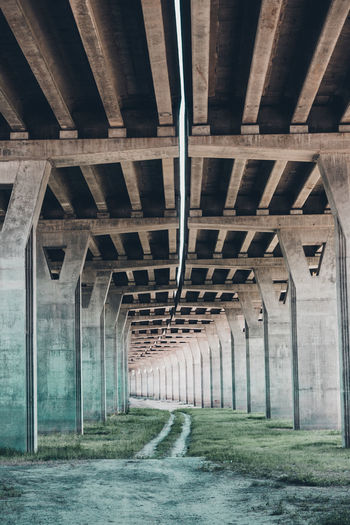 Underneath view of bridge