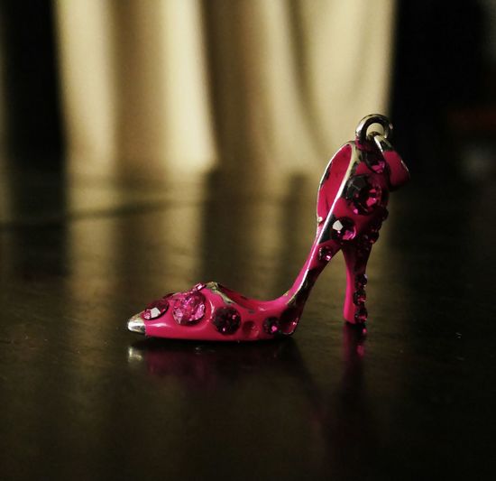 Close-up of red shoes