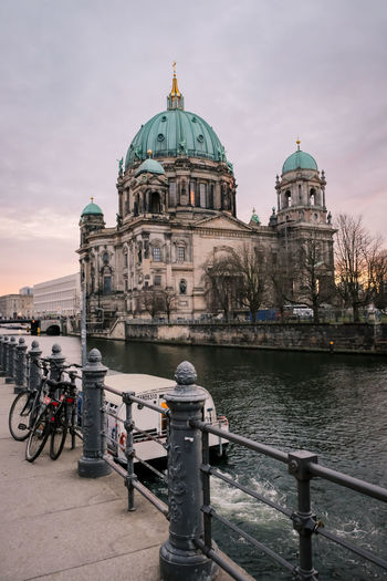 Berlin cathedral before sunset.