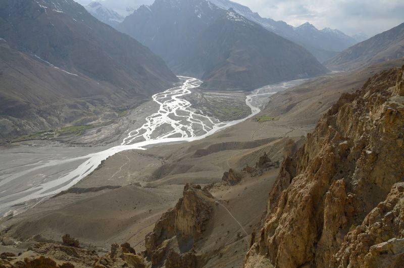 Confluence of pin and spiti at dankhar