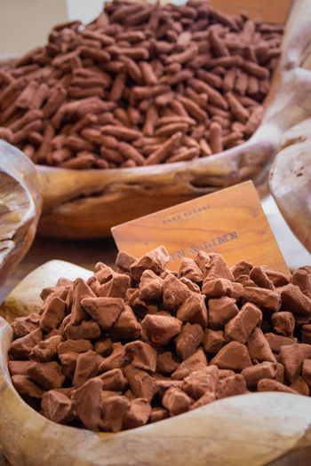 Close-up of bread for sale at market stall