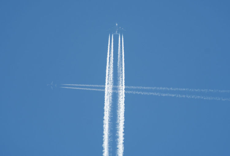 Airplane on the sky 