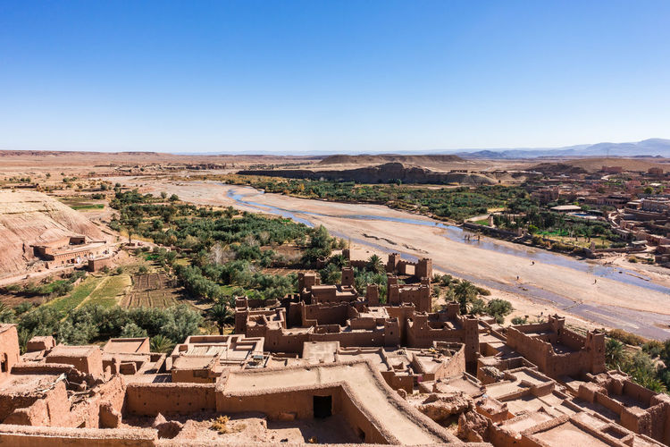 Panorama form ait ben haddou, morocco
