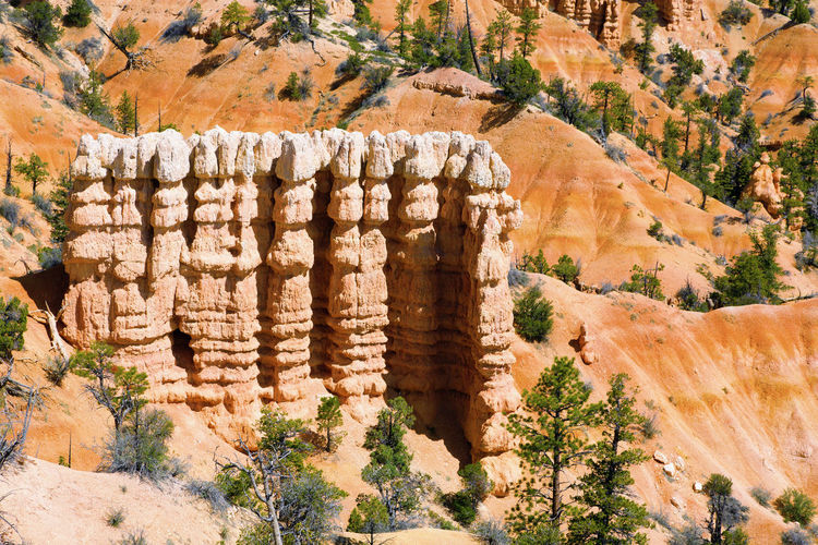 View of rock formation