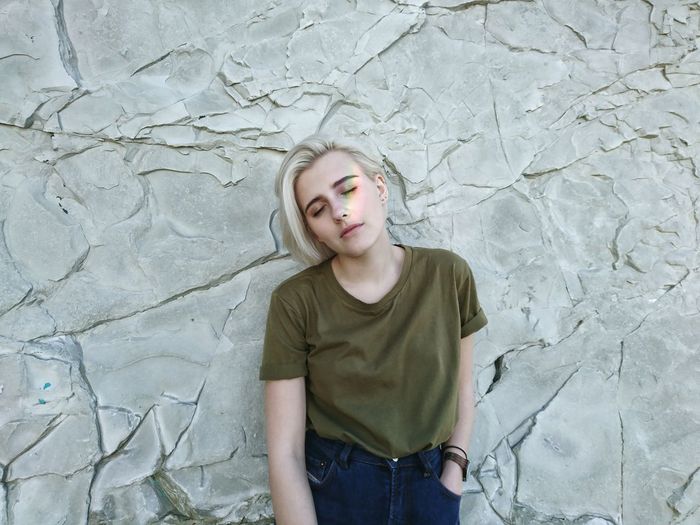 Casual Clothing Standing One Person Front View Day Hands In Pockets Outdoors Portrait People Young Adult Adult EyeEm EyeEm Gallery EyeEm Best Shots Rainbow Rainbow Colors TCPM Fresh On Market 2017