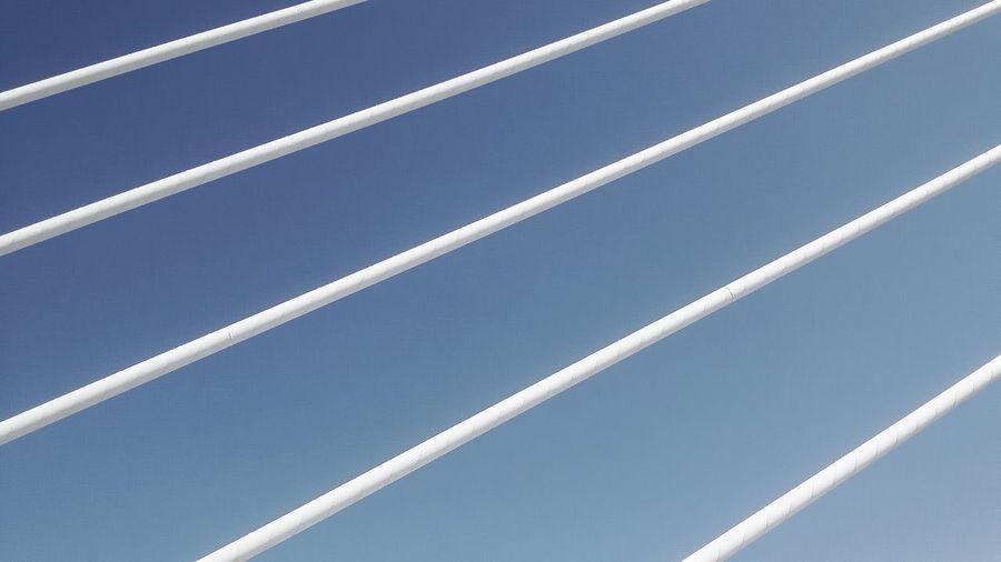 Low angle view of blue sky