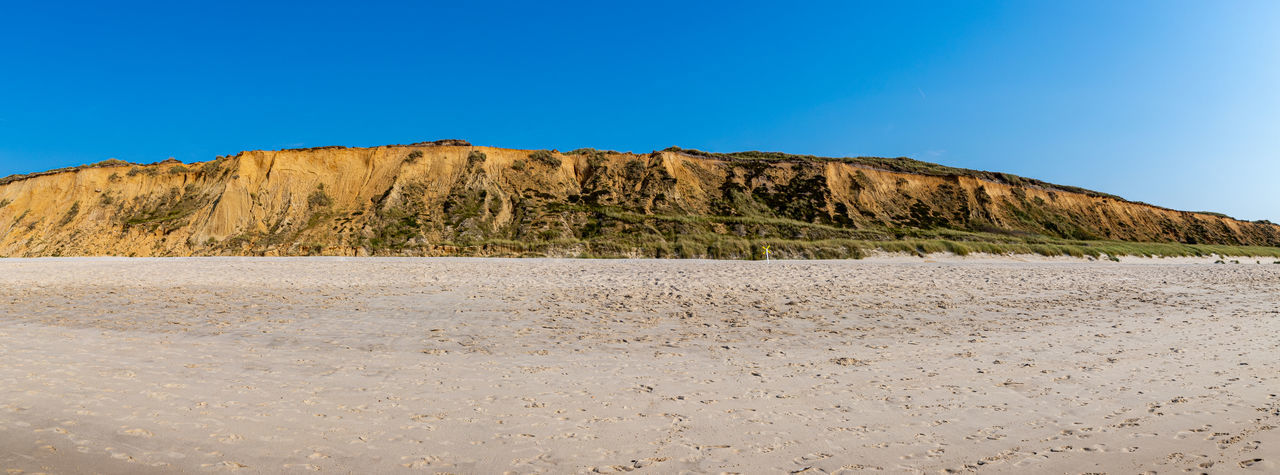 Red cliff on sylt at kampen