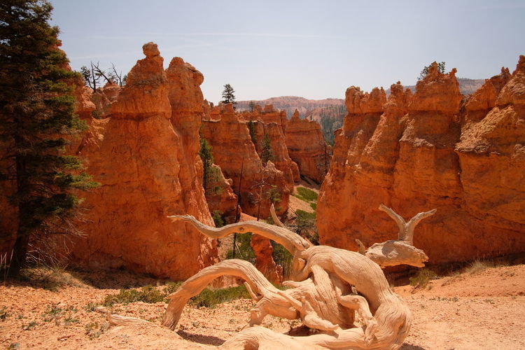 Scenic view of rock formation