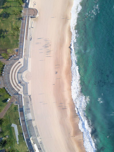 Aerial view of beach