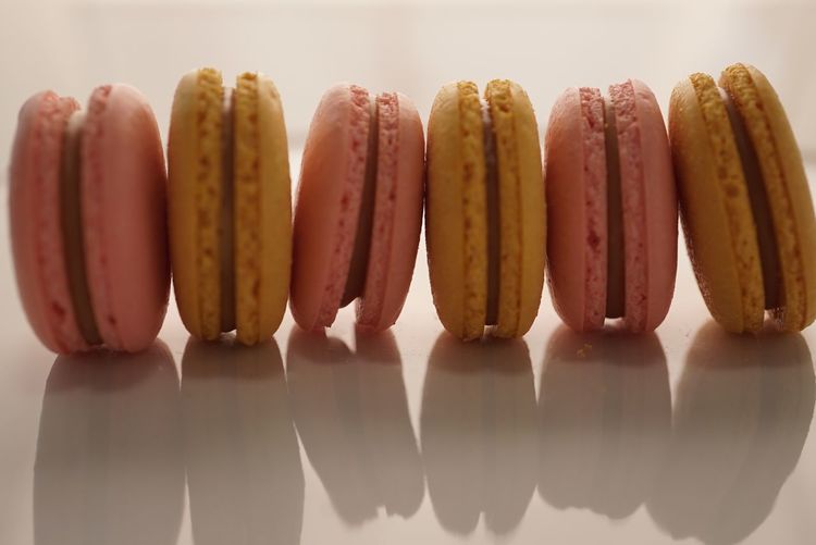 Close-up of cake on table