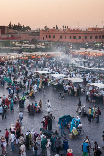 Group of people in morocco