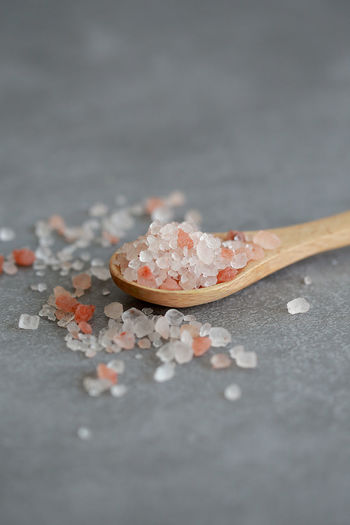 Close up of salt