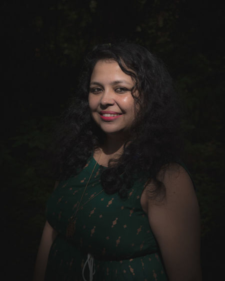 Portrait of a smiling young woman