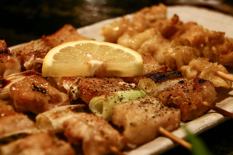 Close-up of food in plate