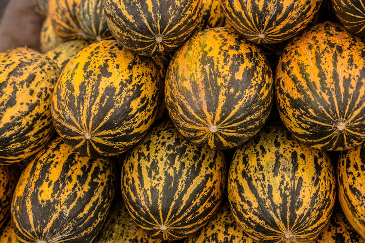 Full frame shot of oranges