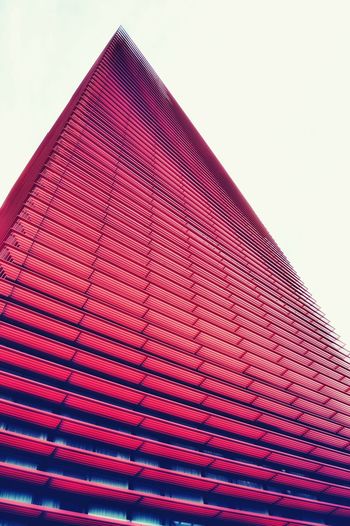 Low angle view of modern building