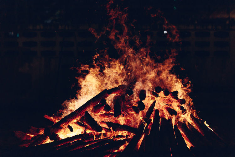burning