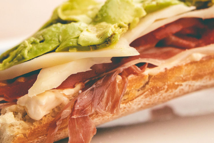 Close-up of sandwich
