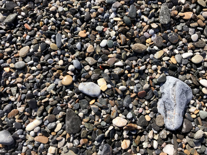 Full frame shot of pebbles