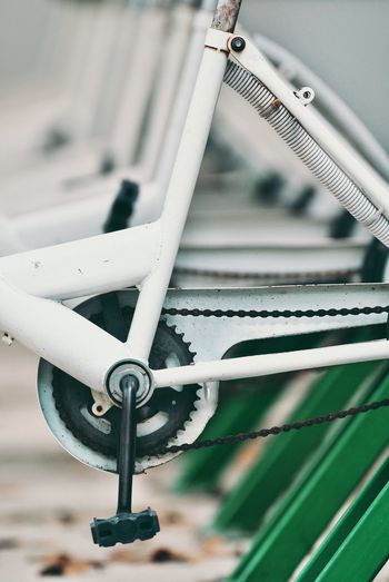 Cropped image of bicycle